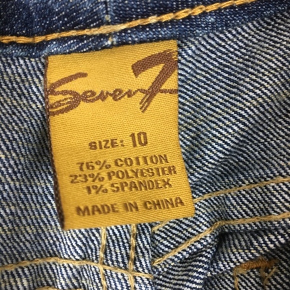 Seven7 Flare Women's Jeans Size 10 - Picture 5 of 6